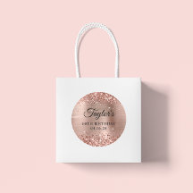 Glittrande Rose Gold Folie 60-årsfirande