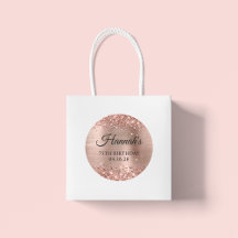 Glittrande Roséguld Folie 75-årsdag