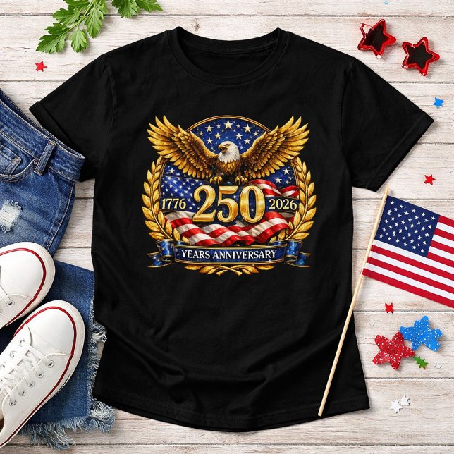 Glittrande Semiquincentennial Örnemblem T Shirt (Skapare uppladdad)