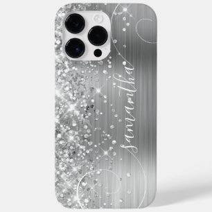Glittrande Silver Glam Lockig Signatur