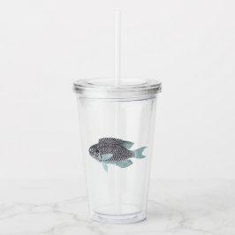 Glittrande Silverfisk Take Away Mugg