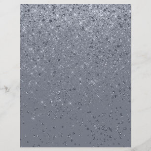 Glittrande skimrande papper silver scrapbok papper