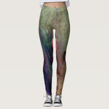 Glittrande slime-leggings