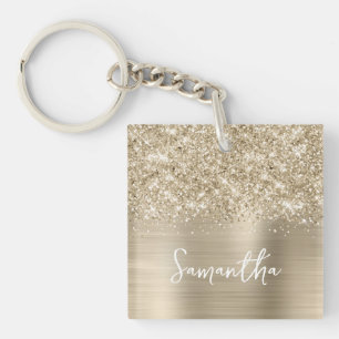 Glittrig blekguld Glamour Namn Foto