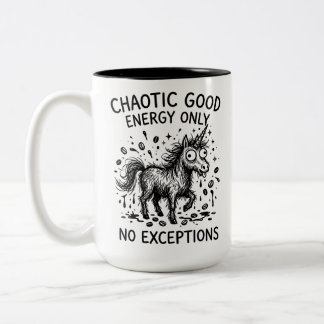 Glittrig Enhörning Rolig Tvåtons Mugg För Kaffe Kä