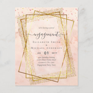 Glittrig Glamour BORGFÖRLAGNING Festinladningar BU Flygblad