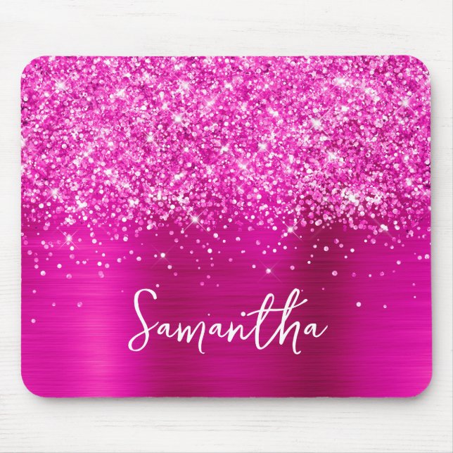 Glittrig het rosa glamour-namn musmatta (Framsidan)