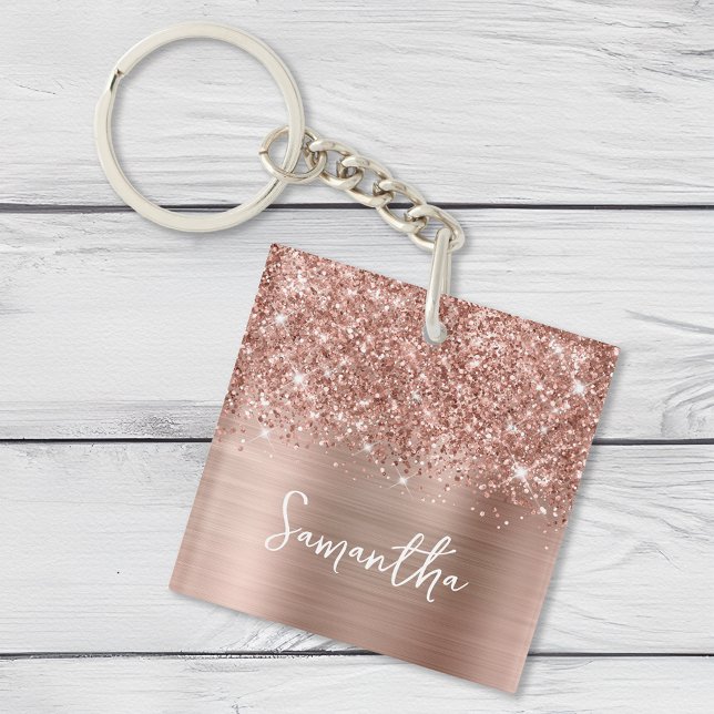 Glittrig Rosa Guld Glam Namn Foto (Skapare uppladdad)