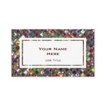 Glitz belägger med tegel mångfärgad vitrektangel