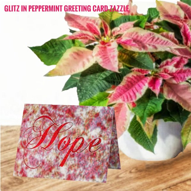 Glitz i Peppermint Helgkort (Skapare uppladdad)