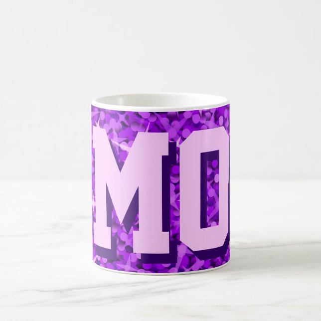 Glitz Lila "MAMMA" mugg (Center)