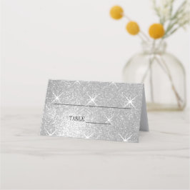 Glitz och glam personligt bröllp bord-platskort placeringskort