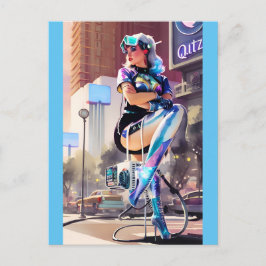 Glitz, Qitz och Glamor Ken Gage Art. Vykort