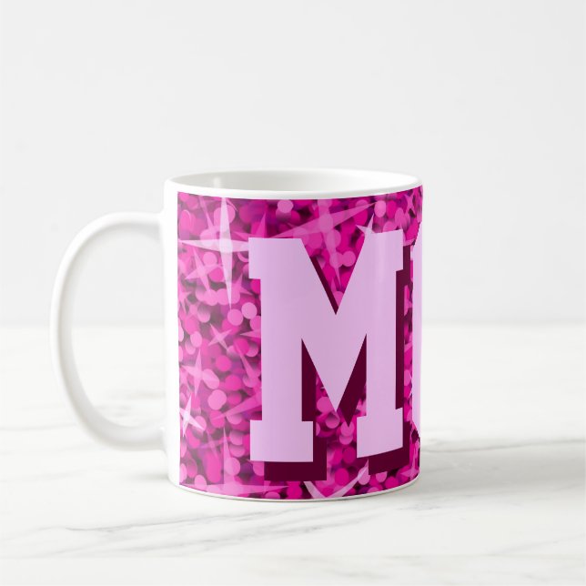 Glitz Rosa "MAMMA" mugg (Vänster)