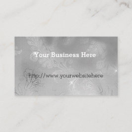 Glitz Silver Snöre Visitkort