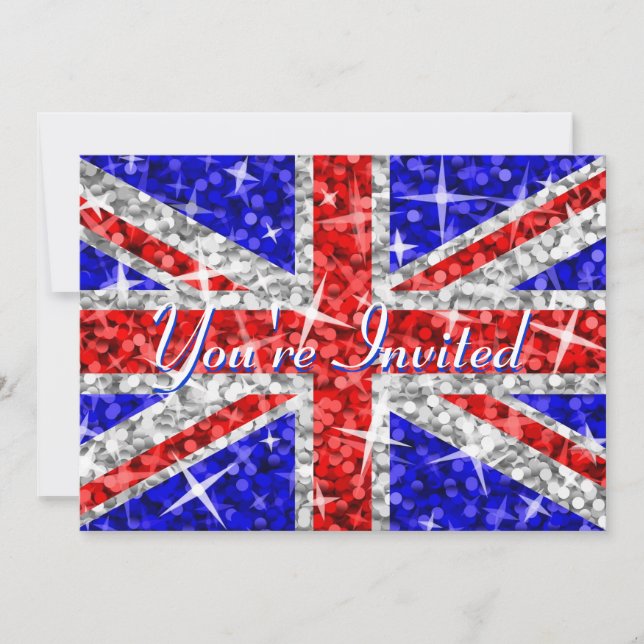 Glitz UK"Du är inbjuden" Inbjudningar (Framsida)