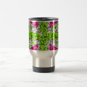 Glitz UK Lime Green-resande/pendlare mugg