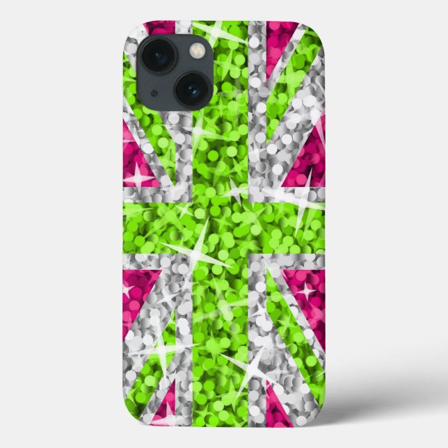 Glitz UK Lime iphone case (Baksida)