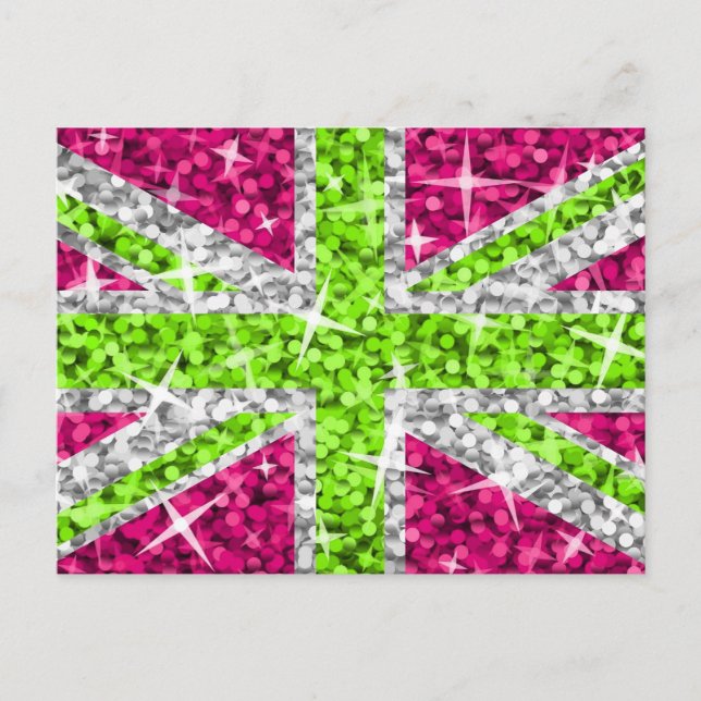 Glitz UK Lime-vykort Vykort (Framsida)
