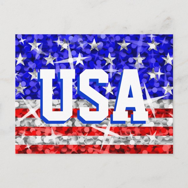 Glitz USA: s vykort (Framsida)