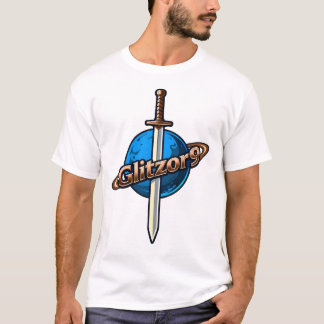 Glitzor9 Crest: Svärd & Ringar Logo T-Shirt