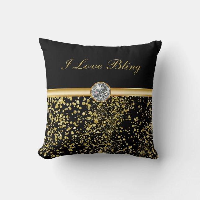 Glitzy Bling Dekorativ kudde (Framsida)