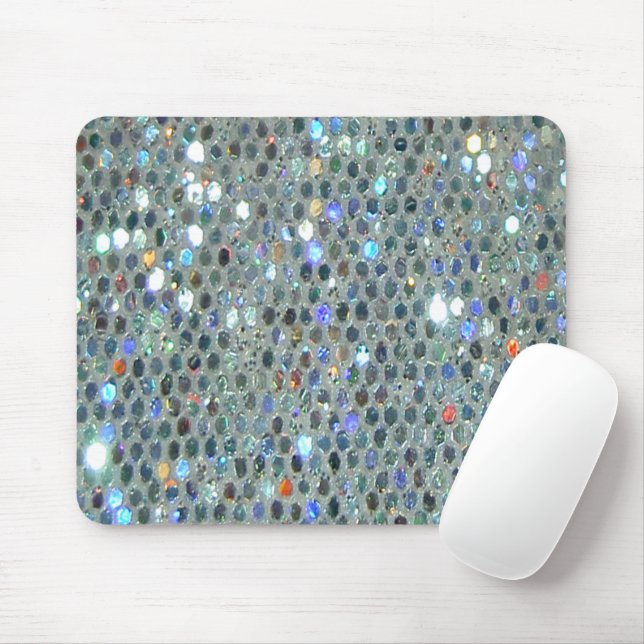 Glitzy Bling Glittery Musmatta (Med mus)
