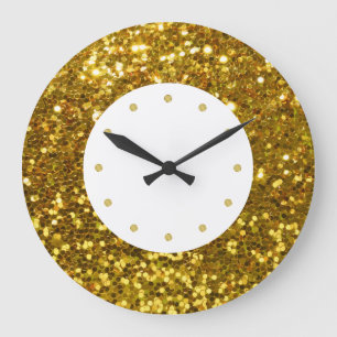 Glitzy Bling Wall Dockor Stor Klocka