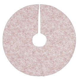 Glitzy Blush Pink Glitter Christmas Julgransmatta Borstad Polyester