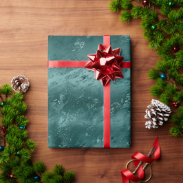 Glitzy Emerald Grönt Ombre Marble Presentpapper