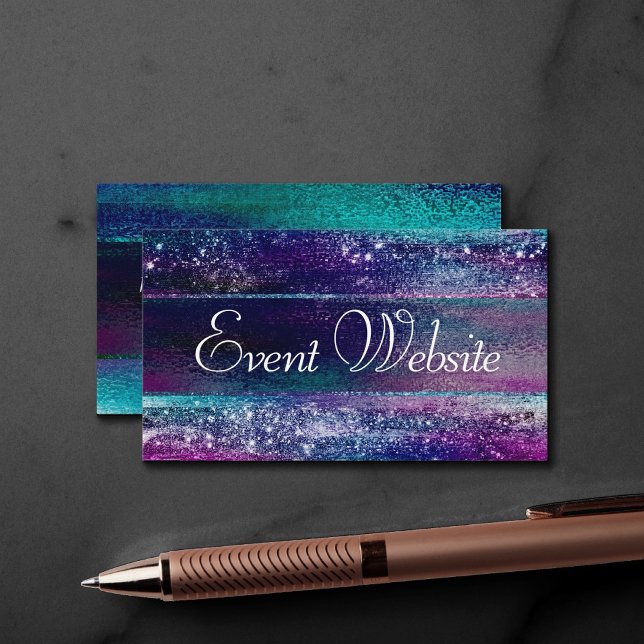 Glitzy Foil | Holografisk webbplats över händelser Tilläggskort (Skapare uppladdad)
