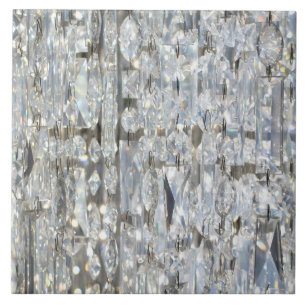 Glitzy Glittery Crystal Kakelplatta