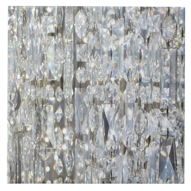 Glitzy Glittery Crystal Kakelplatta (Framsidan)