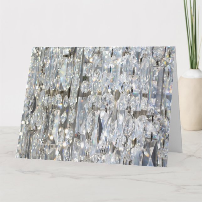 Glitzy Glittery Crystal Kort (Framsida)