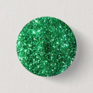 Glitzy grönt glitter knapp