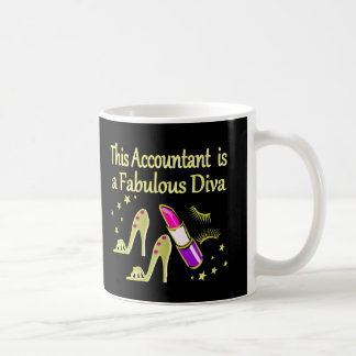 GLITZY GULD ACCOUNTANT DESIGN KAFFEMUGG