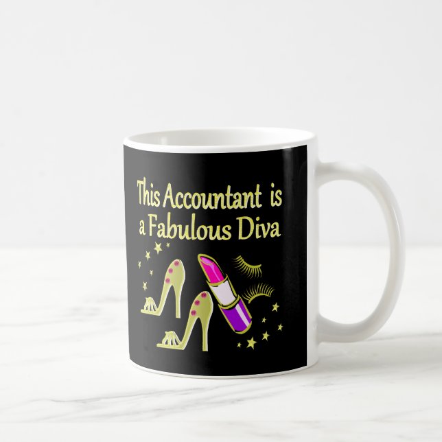 GLITZY GULD ACCOUNTANT DESIGN KAFFEMUGG (Höger)