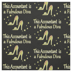 GLITZY GULD ACCOUNTANT DIVA DESIGN TYG