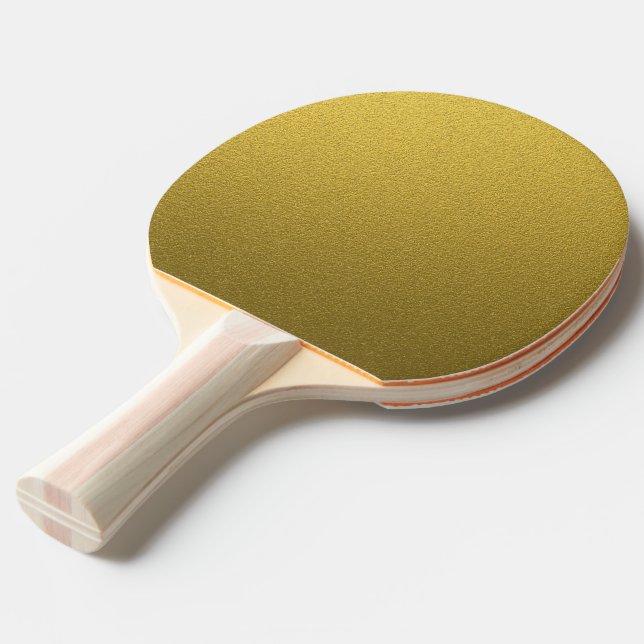 Glitzy Guld Glitter Pingisracket (Ryggvinkel)
