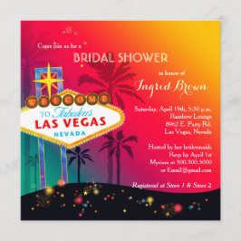 Glitzy Las Vegas Möhippa Inbjudningar