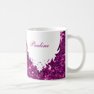 Glitzy Monogramkaffemugg Kaffemugg