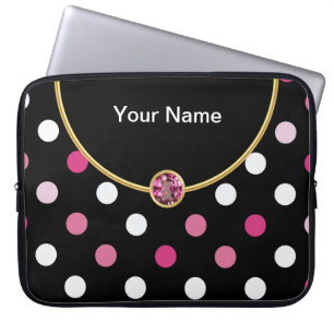 Glitzy Monogramlaptop sleeve