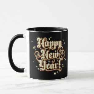Glitzy Nyår Mugg