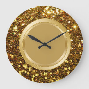 Glitzy Wall Decor Kitchen Clock Stor Klocka