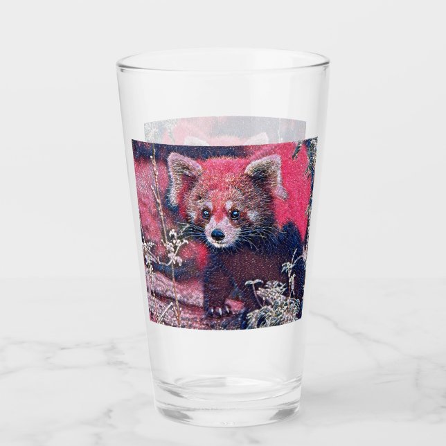 GlitzyAnimal_RedPanda_005 Glaskopp (Framsida)