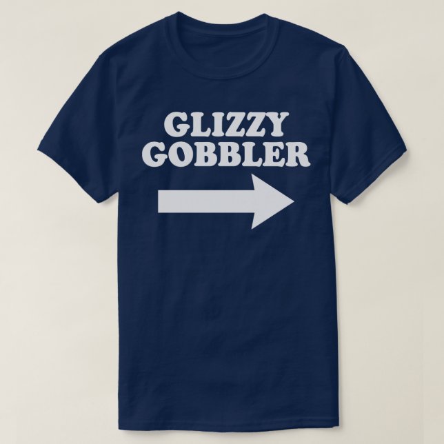 Glizzy eller pekarpil t shirt (Design framsida)
