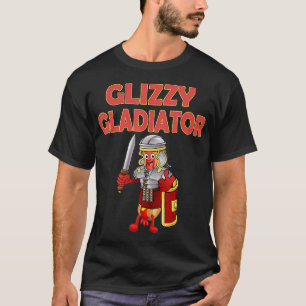 Glizzy Gladiator Hett Hund i Armor Kostym Costume T Shirt