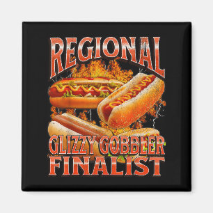 Glizzy Gobbler Rolig Wiener Korv Meme Bootleg G Magnet
