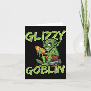 Glizzy Goblin Rolig Glizzy Gobbler Hot Dog Älskare Kort