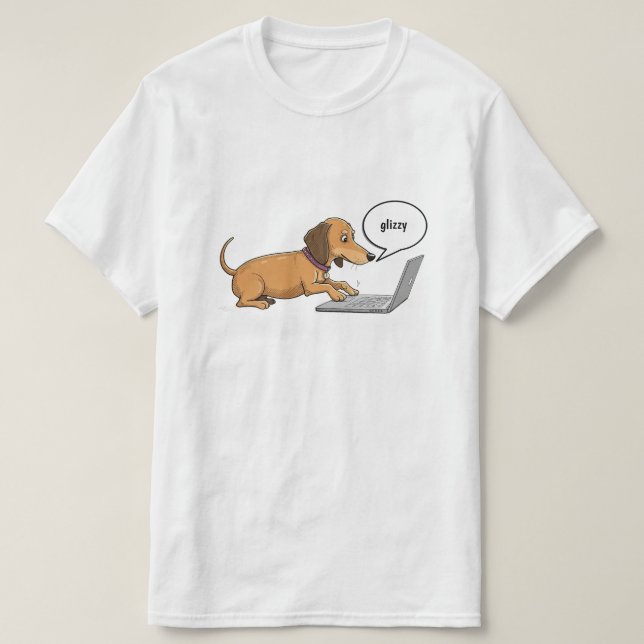 Glizzy Hot Dog T Shirt (Design framsida)